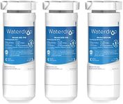 Waterdrop XWF Water Filter for GE® XWF Refrigerator, Replacement for GE® XWF, WR17X30702, 3 Filters (Not XWFE®)