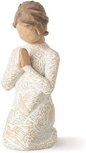 Willow Tree 27158 Prayer of Peace Figurine 3.8 x 3.8 x 10.2 cm