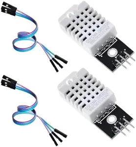 2-Pack DHT22/AM2302 Digital Temperature and Humidity Sensor Module Temperature Humidity Monitor Sensor Replace SHT11 SHT15 for Arduino Electronic Practice DIY