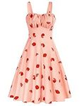 Vintage Dress for Women 1950s Pink 