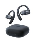 SHOKZ OpenFit Air Open-Ear Headphones, True Wireless Bluetooth Earphones with Mic, Fast Charging, 28h Playtime, IP54 Waterproof for Workout - Black