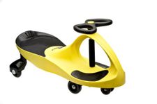 The Original Plasmacar by PlaSmart Inc. Inc. Yellow Ride on Toy, Ages 3 Yrs and up, No Batteries, Gears, or Pedals, Twist, Turn, Wiggle for Endless Fun