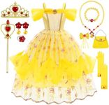 TOLOYE Princess Costumes for Girls,