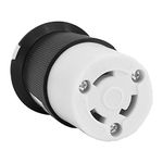 RecPro 30 Amp RV Plug | Female Connector | Locking Connector | 30A