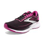 Brooks Women's Trace 2 Running Shoe Black Festival Fuchsia Pink Fl 5 UK Narrow,Black Festival Fuchsia Pink Fl,5 UK Narrow