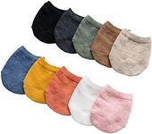 CENZICOM Toe Topper Socks, Liner Socks Breathable, Colorful Half Socks for Women, 10 Pairs