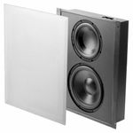 OSD in-Wall 300W Low Profile Home Theater Subwoofer Trimless Design 8" Woofer w/ 10" Passive Radiator SL800D