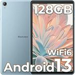 Android 13 Tablet Blackview Tab 50 WiFi, 8(4+4) GB RAM 128GB ROM up to 1TB Expansion, 5580mAh WiFi 6 Tablets, 8 Inch IPS 1280 * 800 Display, Dual Speakers, Parental Controls, Google GMS, Blue