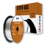 PGN Flux Core Welding Wire - E71T-GS .030 Inch, 2 Pound Spool - Gasless Mild Steel MIG Welding Wire with Low Splatter - For All Position Arc Welding