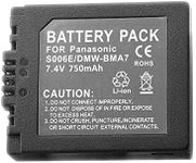 Replacement Battery Compatible with Panasonic Lumix DMC FZ18 FZ28 FZ30 FZ35 FZ38 FZ50 FZ7 FZ8