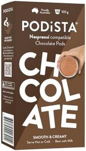 Nespresso Compatible Hot Chocolate Smooth & Creamy Pod Australian Packed - 60 Pods (6x10 Pods Pack)