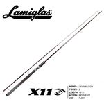 Lamiglas LX 106 MLSGH - X-11 10'6" 6-12 lb. Spin (Steelhead Float) LX106MLSGH Black