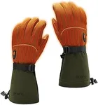 ORORO Heated Gloves for Women and Men, Rechargeable Heated Motorcycle Ski Gloves (Charger Not Included) (Green,2XL)