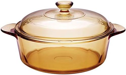 PEARL METAL VISIONS CP-8721 Tabletop Pot, 9.4 inches (24 cm), Heat Resistant Glass, Microwave Safe, Oven Safe, Dishwasher Safe, See Inside