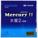 Original YINHE MERCURY II Table Tennis Rubber Mercury-2 Allround Spin Control Ping Pong Sponge (Black Medium)