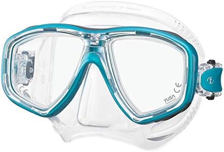 Tusa M-212 Ceos Clear Skirt Scuba Diving Mask - Siesta Green