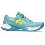 ASICS Challenger 14 Clay Donna Woman Tennis Shoes Blue Yellow