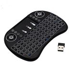 Dreamlink 3 Colour Backlit 2.4GHz Mini Wireless Keyboard and Mouse Wireless Touchpad Rechargeable Combos for PC Pad Android TV Box and More