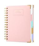 Hardcover Spiral Notebook with Tabs