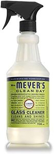 Mrs. Meyer's Clean Day Glass Cleaner Spray, Biodegradable Formula, Mirror & Window Cleaner - Great for Indoor & Outdoor Glass Surfaces, Lemon Verbena Scent, 708 ml Spray Bottle