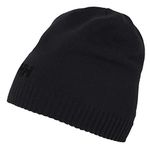 Helly Hansen Unisex Brand HH Logo Beanie, 990 Black, One Size