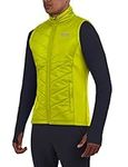 TCA Boys' Excel Runner Walking Hiking Lightweight Thermal Padded Gilet with Zipped Pockets - Lime Punch, 10-12 Years