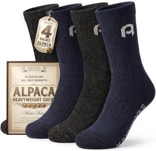Alpacaparty Alpaca Crew Socks for Men & Women Heavyweight Thermal Socks