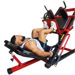 Bodylean Fitness Incline Leg Press machine Hack Squat Plate Load gym Machine | lower body workout | Ideal for Home and Commercial Use | Targets quadriceps, glutes, calves, and hamstrings