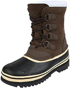 Northside Men's 910826M Back Country Waterproof Padded Sherpa Collar Pack Boot,Brown,10 M US