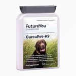 CurcuPet-K9 Turmeric Dog Supplements – 56 Capsules – Joint Aid for Dogs with Curcuma Complex & Turmeric – Joint Supplements for Dogs by FutureYou Cambridge