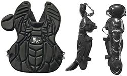 Jadekylin 16" Baseball & Softball Catcher Gear Ages 15 & Older (Black)