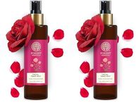 Forest Essentials Pure Rosewater (Toner) Facial Tonic Mist | Hydrating Daily Toner | For Glowing Skin | Hydrates Plumps & Minimises Open Pores, Pack Of 2