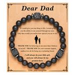 PINKDODO Gifts for Dad Gifts from Daughter, Christmas Gifts for Dad Birthday Gifts Best Dad Ever Xmas Christmas Valentines Day Gifts for Dad Daddy Bracelets for Men Fathers Day Gift Ideas from Daughter