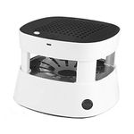 Gasin 2 in 1 Air Purifier Multifunctional Smokeless Ashtray USB Rechargeable Ash Tray Electronic Ashtray with Filter, Best for Home Car or Office (White)