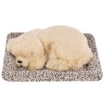 TYNIMO Sleeping Toy for Car Dashboard, Soft Fur Realistic Dog Figurine with Bamboo Charcoal for Home Décor and Gift (25 x 20 cm) (Golden Retriever 1)