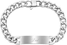 Willis Judd DAD Bracelet Engraved L