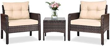 ORALNER 3-Piece Patio Conversation 