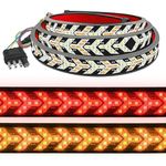 HTU 39" LED Tailgate Light Bar Strip, LED Tail Light Strip with Brake/Turn Signals, Waterproof Rear Lamp Bar for Pickup Trucks SUV RV Van