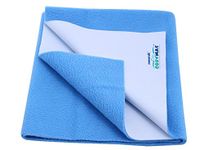 Newnik Baby Mat Waterproof dry sheet/Reusable Absorbent Sheets/Underpads (Size: 70cm X 100cm) Firoza, Medium