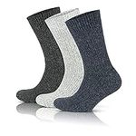 GoWith 3 Pairs Alpaca Wool Socks fo
