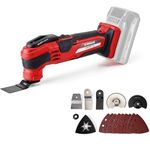 Einhell Power X-Change Cordless Multi Tool - 18V Multi-Use Cutting And Sanding Tool For Wood, Plastic, Metal And Tile - VARRITO 18V Oscillating Multi Tools With Accessories (Battery Not Included)