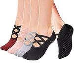 Cooque Yoga Socks Non Skid with Gri