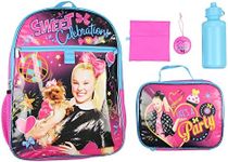 Nickelodeon Jojo Siwa Life's A Party Sweet Celebrations Graphic Backpack 5 PC Mega Set