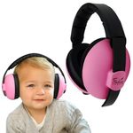 Friday 7Care Baby Ear Protection; Noise Cancelling Sound Proof Infant Headphones; Baby Travel Essential Baby Ear Muffs, Infant Noise Protection - Pink