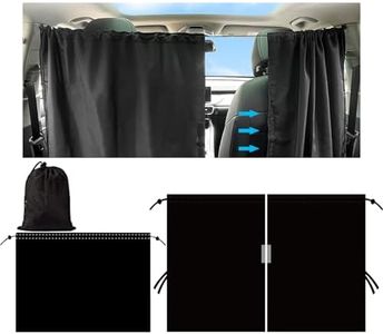 3 Piece Car Privacy Curtains 95 Percent Blackout Car Window Covers UV Protection for Car Camping Breathable Comfortable Easy to Clean Rear Seat Curtains
