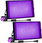 150W LED Black Light, 2-Pack Blackl