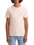 Levi's Men's Ss Original Housemark Tee-Chesthit Logo T-Shirt, Peachskin, S