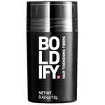 BOLDIFY Hair Fibres (12g) - Fill In Thinning and Fine Hair for an Instantly Fuller, Thicker Look - 14 Shades for Women and Men - Black