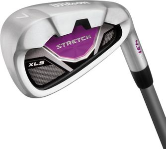Wilson Women’s Beginner Golf Set, 9 Clubs with Cart Bag – Left Hand, White/Grey/Purple