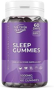 Sleep Aid Gummies - 2 Month Supply - Vegan Sleep Gummies with; Griffonia Seed, L-Theanine, L-Taurine, Chamomile, Lavender & Magnesium - Sleep Remedy